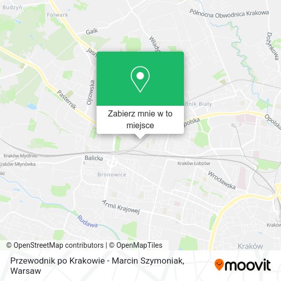 Mapa Przewodnik po Krakowie - Marcin Szymoniak