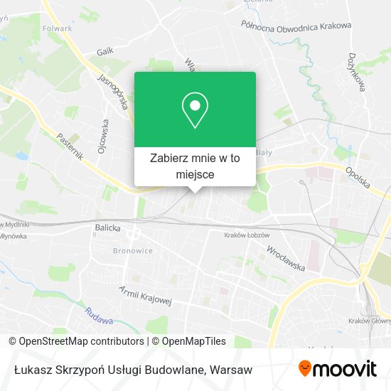 Mapa Łukasz Skrzypoń Usługi Budowlane