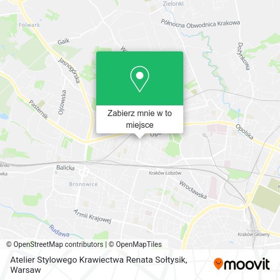 Mapa Atelier Stylowego Krawiectwa Renata Sołtysik