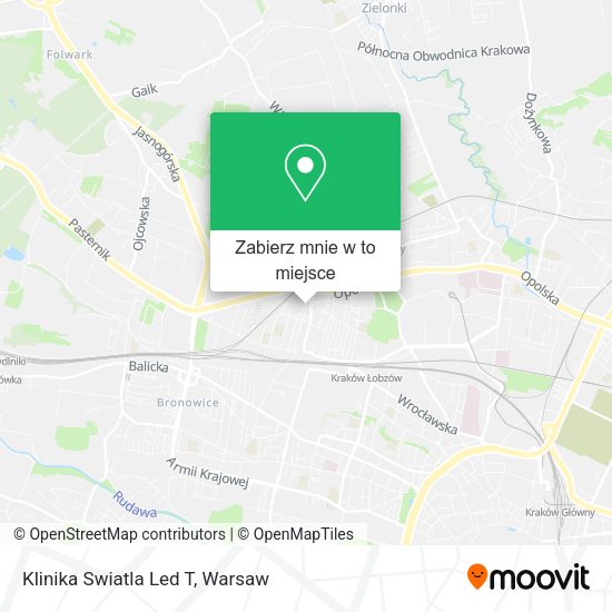 Mapa Klinika Swiatla Led T