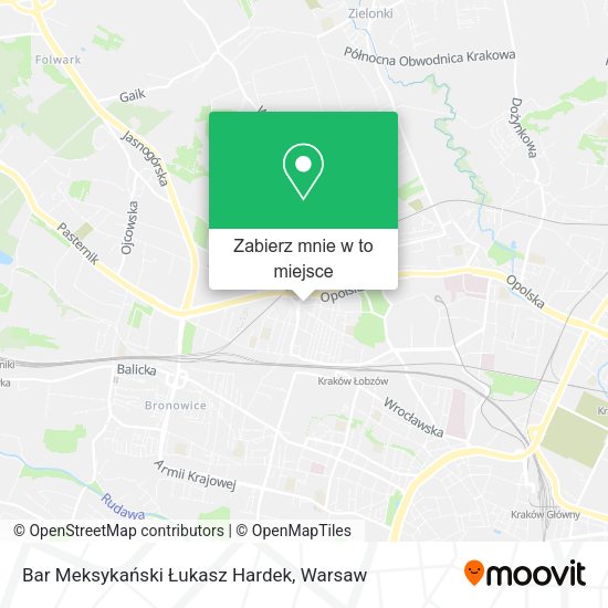 Mapa Bar Meksykański Łukasz Hardek