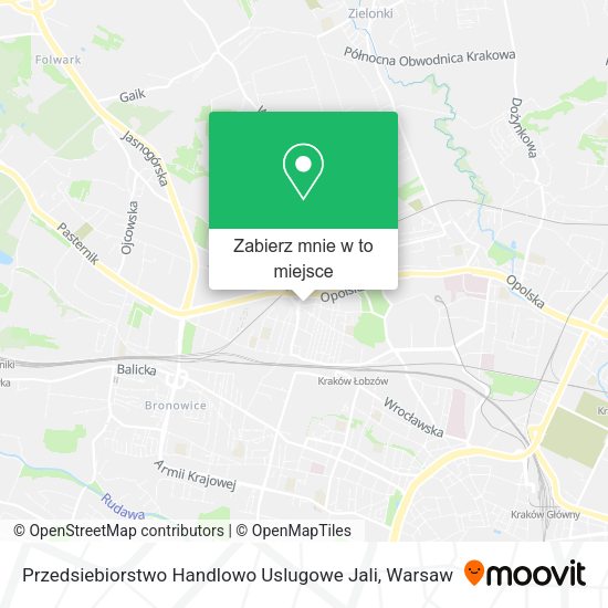 Mapa Przedsiebiorstwo Handlowo Uslugowe Jali