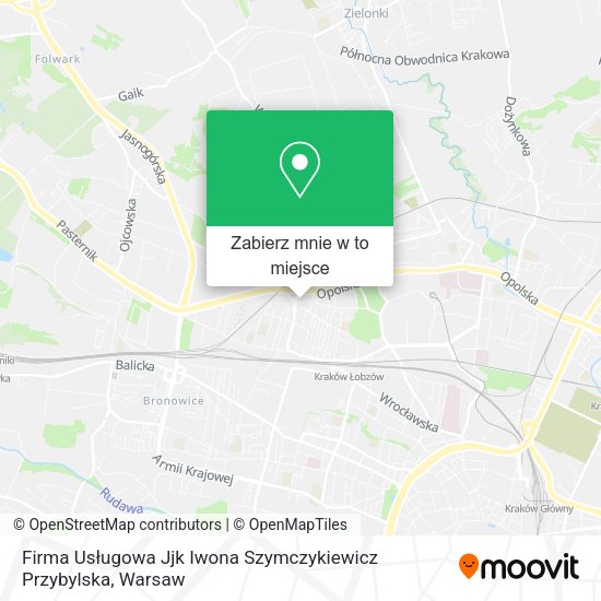 Mapa Firma Usługowa Jjk Iwona Szymczykiewicz Przybylska