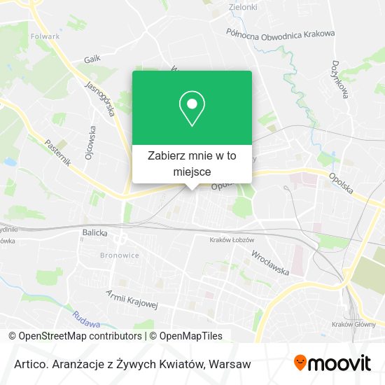 Mapa Artico. Aranżacje z Żywych Kwiatów