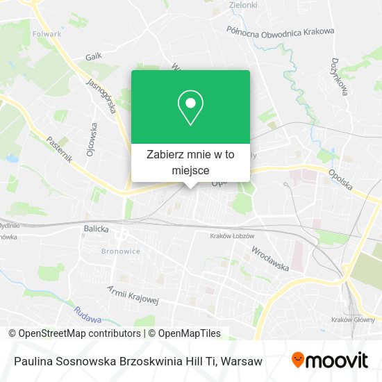 Mapa Paulina Sosnowska Brzoskwinia Hill Ti