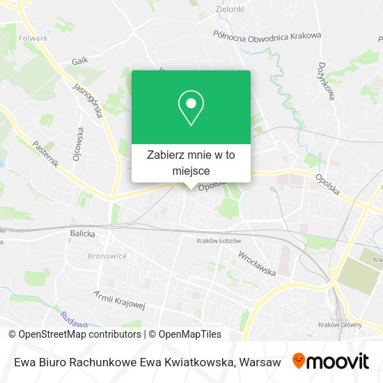 Mapa Ewa Biuro Rachunkowe Ewa Kwiatkowska