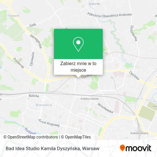 Mapa Bad Idea Studio Kamila Dyszyńska