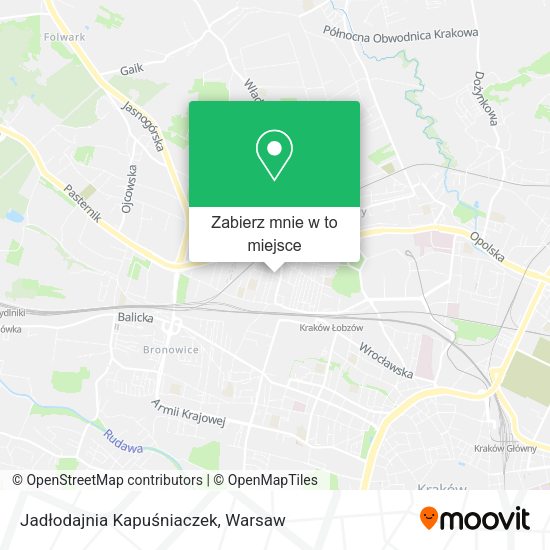 Mapa Jadłodajnia Kapuśniaczek