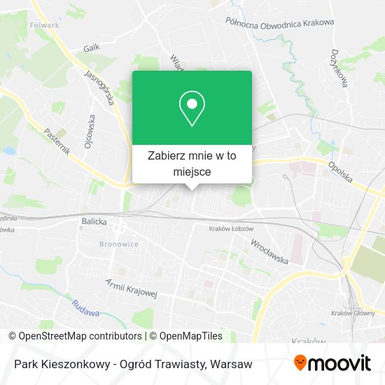 Mapa Park Kieszonkowy - Ogród Trawiasty