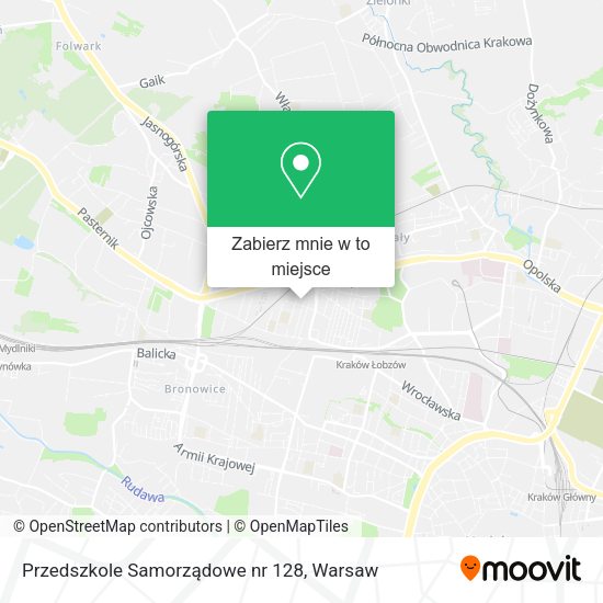 Mapa Przedszkole Samorządowe nr 128