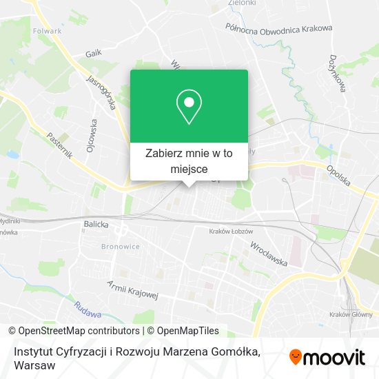 Mapa Instytut Cyfryzacji i Rozwoju Marzena Gomółka