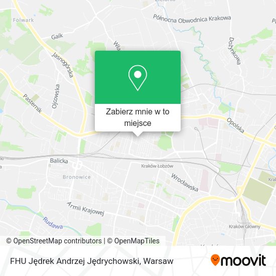 Mapa FHU Jędrek Andrzej Jędrychowski