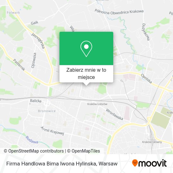 Mapa Firma Handlowa Bima Iwona Hylinska