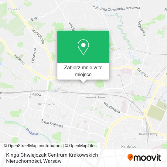 Mapa Kinga Chwiejczak Centrum Krakowskich Nieruchomości