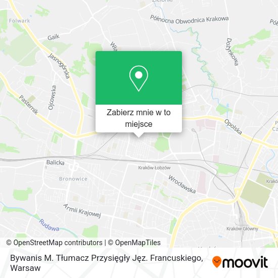 Mapa Bywanis M. Tłumacz Przysięgły Jęz. Francuskiego