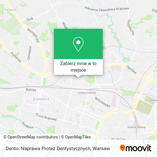 Mapa Dento. Naprawa Protez Dentystycznych