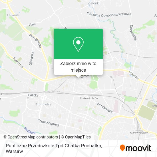 Mapa Publiczne Przedszkole Tpd Chatka Puchatka