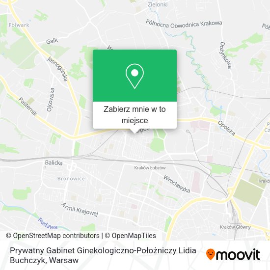 Mapa Prywatny Gabinet Ginekologiczno-Położniczy Lidia Buchczyk