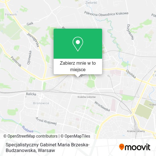 Mapa Specjalistyczny Gabinet Maria Brzeska-Budzanowska