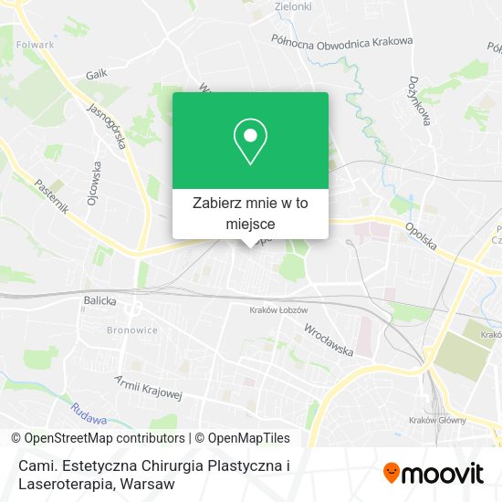 Mapa Cami. Estetyczna Chirurgia Plastyczna i Laseroterapia