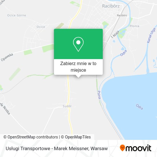 Mapa Usługi Transportowe - Marek Meissner