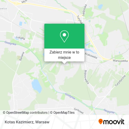 Mapa Kotas Kazimierz