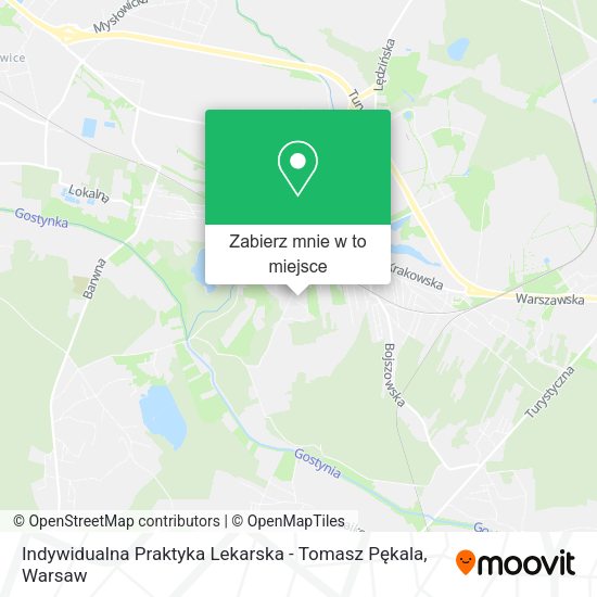 Mapa Indywidualna Praktyka Lekarska - Tomasz Pękala