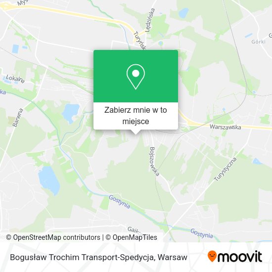 Mapa Bogusław Trochim Transport-Spedycja