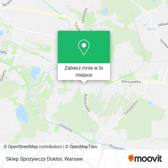 Mapa Sklep Spozywczy Doktor