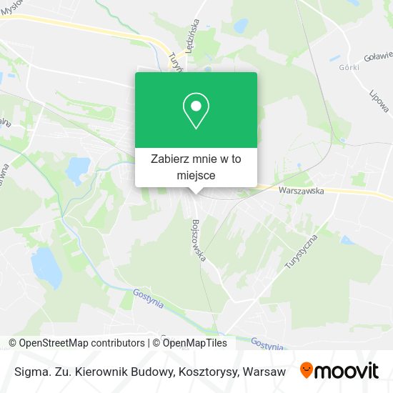 Mapa Sigma. Zu. Kierownik Budowy, Kosztorysy