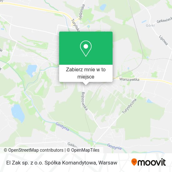 Mapa El Zak sp. z o.o. Spółka Komandytowa