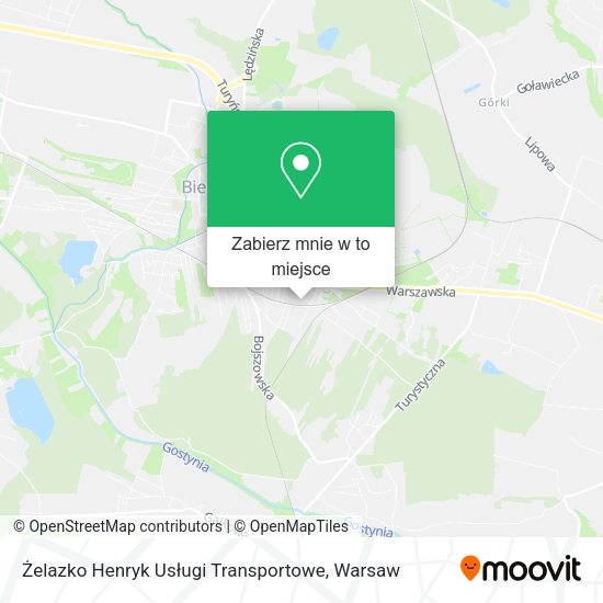 Mapa Żelazko Henryk Usługi Transportowe