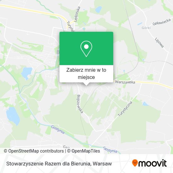 Mapa Stowarzyszenie Razem dla Bierunia