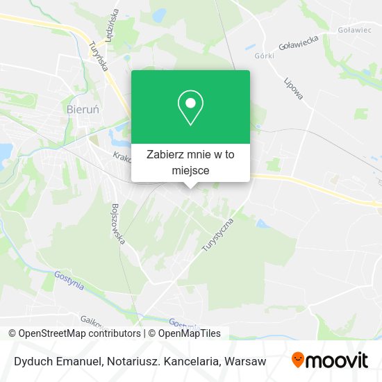 Mapa Dyduch Emanuel, Notariusz. Kancelaria