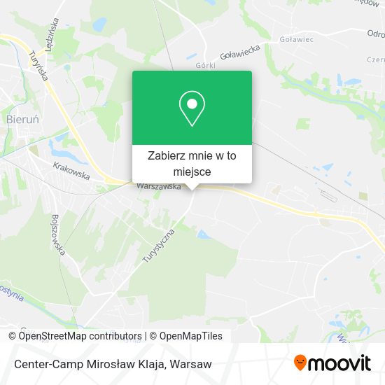 Mapa Center-Camp Mirosław Klaja