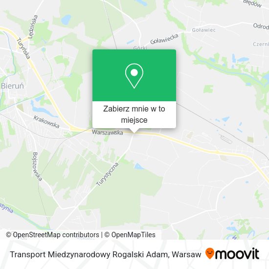 Mapa Transport Miedzynarodowy Rogalski Adam