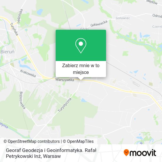 Mapa Georaf Geodezja i Geoinformatyka. Rafał Petrykowski Inż