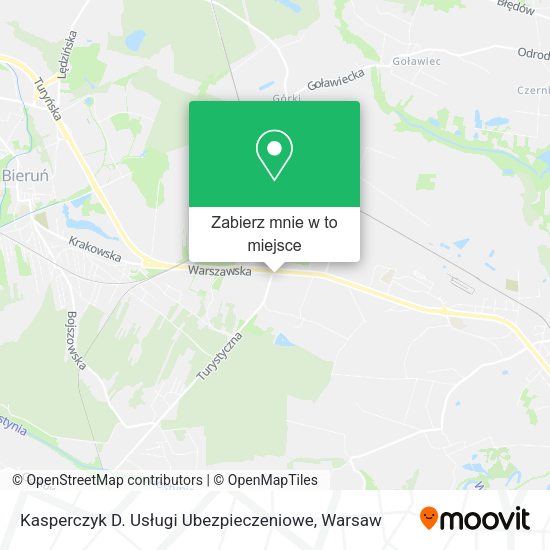 Mapa Kasperczyk D. Usługi Ubezpieczeniowe