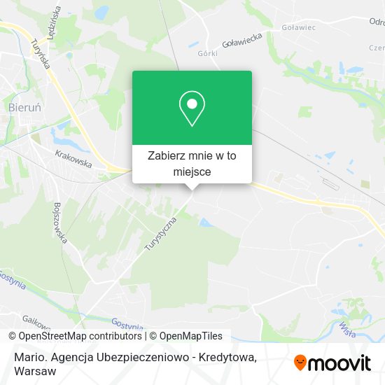 Mapa Mario. Agencja Ubezpieczeniowo - Kredytowa