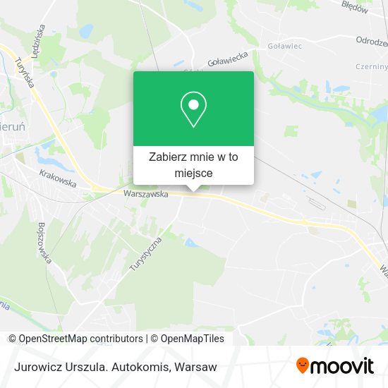 Mapa Jurowicz Urszula. Autokomis