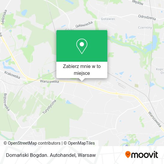 Mapa Domański Bogdan. Autohandel