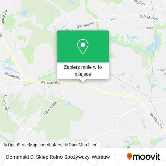 Mapa Domański D. Sklep Rolno-Spożywczy