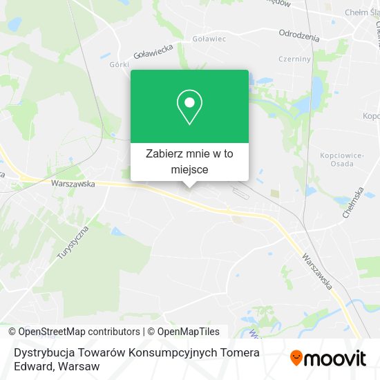 Mapa Dystrybucja Towarów Konsumpcyjnych Tomera Edward