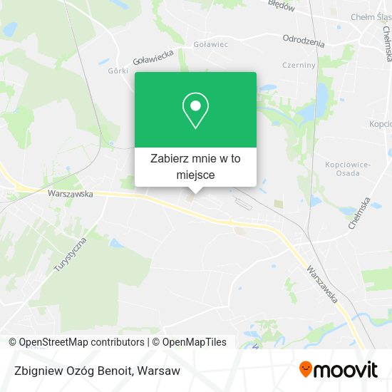 Mapa Zbigniew Ozóg Benoit