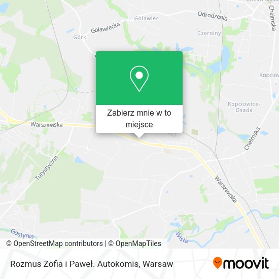 Mapa Rozmus Zofia i Paweł. Autokomis