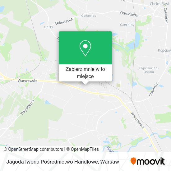 Mapa Jagoda Iwona Pośrednictwo Handlowe