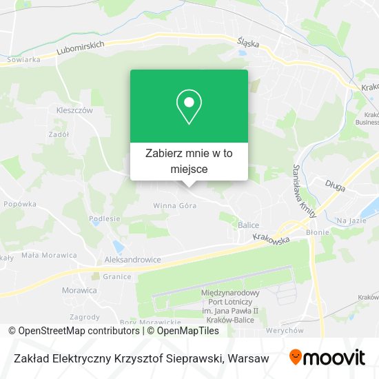 Mapa Zakład Elektryczny Krzysztof Sieprawski