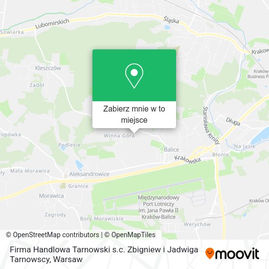 Mapa Firma Handlowa Tarnowski s.c. Zbigniew i Jadwiga Tarnowscy