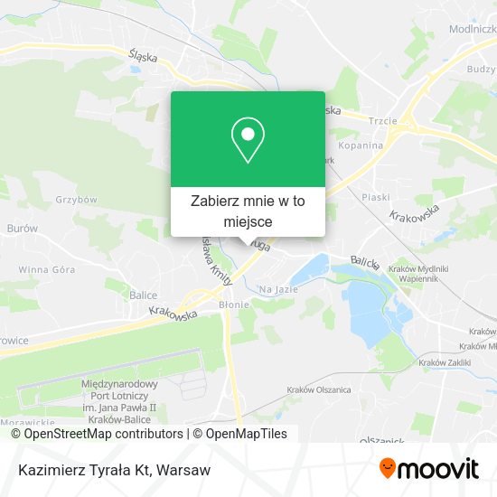 Mapa Kazimierz Tyrała Kt