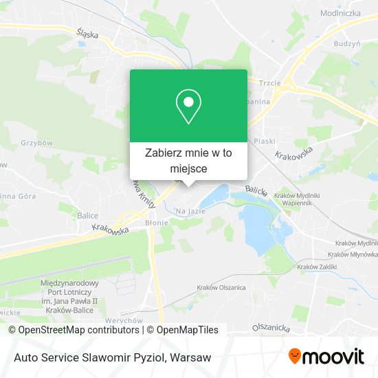 Mapa Auto Service Slawomir Pyziol